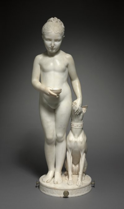 Portrett av Napoléone Elisa Baciocchi, niese av Napoleon I av Lorenzo Bartolini