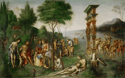 The Reign of Comus, mellom 1506 og 1511. av Lorenzo Costa