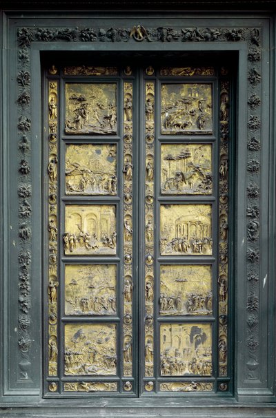 Gate of Paradise, realisert av Ghiberti Lorenzo (1378-1443) av Lorenzo Ghiberti