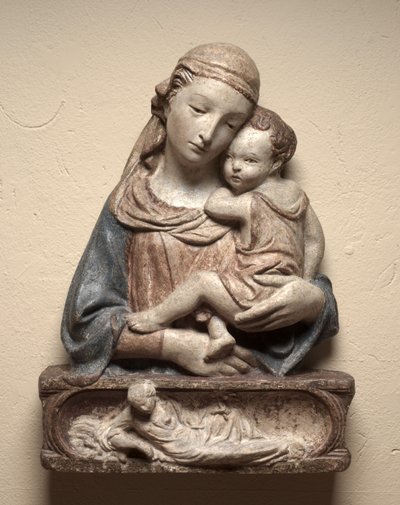 Madonna og barn, ca. 1450. av Lorenzo Ghiberti