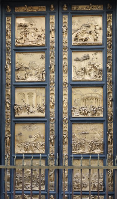 Paradisets porter i dåpsskriftet i Firenze, 1425-1452 av Lorenzo Ghiberti
