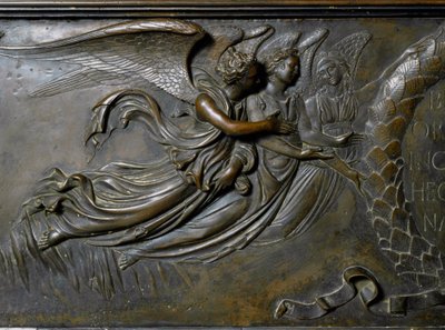 To engler, detalj av relikvieskrinet til St. Zenobe. (Bronse relieff, 1432-1442) av Lorenzo Ghiberti