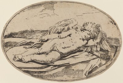 Sovende Amor av Lorenzo Loli after Guido Reni