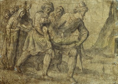 Kristus båret til graven, av Lorenzo Lotto