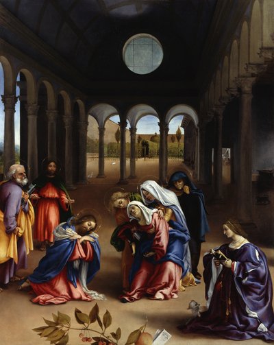 Kristi avskjed med sin mor av Lorenzo Lotto