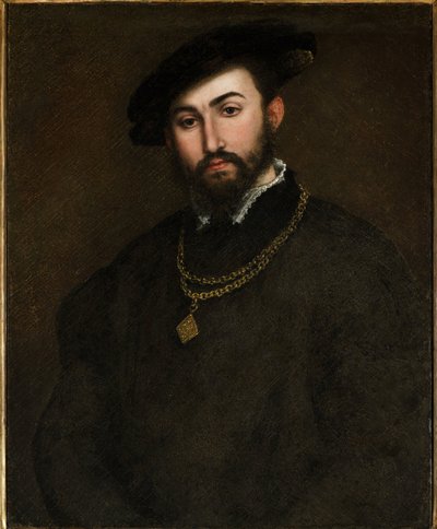 Portrett av Girolamo degli Azzoni Avogaro (1467-1519) av Lotto, Lorenzo (1480-1556). Olje på lerret, størrelse: 67x52, første halvdel av 1500-tallet, Fondazione Cini, Venezia av Lorenzo Lotto
