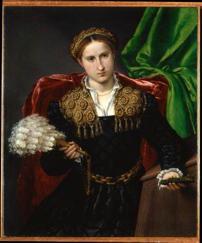 Portrett av Laura da Pola av Lorenzo Lotto