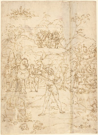 Martyrdommen til den hellige Alexander av Bergamo av Lorenzo Lotto