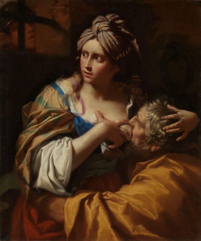 Roman Charity, ca. 1670 (olje på lerret) av Lorenzo Pasinelli