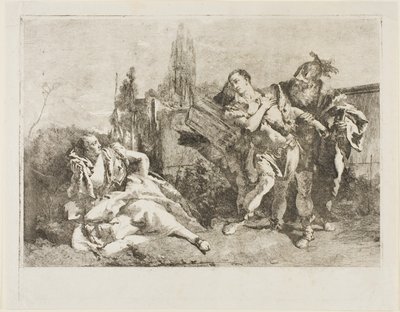Rinaldo forlater Armida av Lorenzo Tiepolo