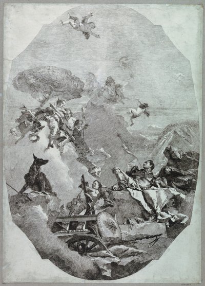Mars triumf av Lorenzo Tiepolo