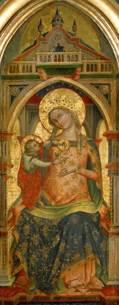 Madonna og barn, 1372. av Lorenzo Veneziano