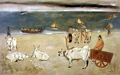 Georgica (olje på panel) av Lorenzo Viani