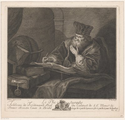 Filosoof Le Philosophe (tittel på objekt) av Lorenzo Zucchi