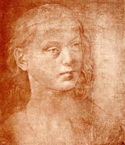 Jenter hode av Lorenzo di Credi