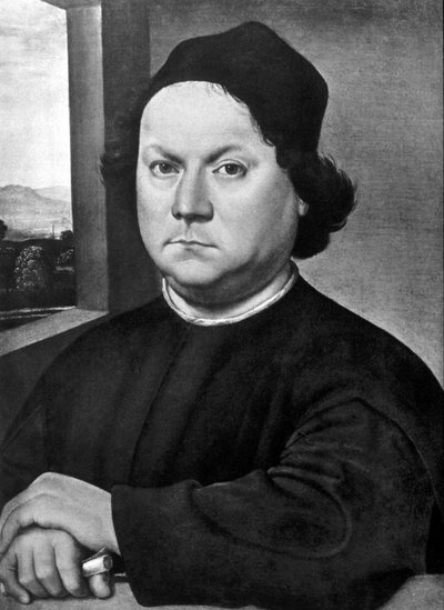 Portrett av Andrea del Verrocchio av Lorenzo di Credi. 1485 omegn. Musee des Offices, Firenze av Lorenzo di Credi