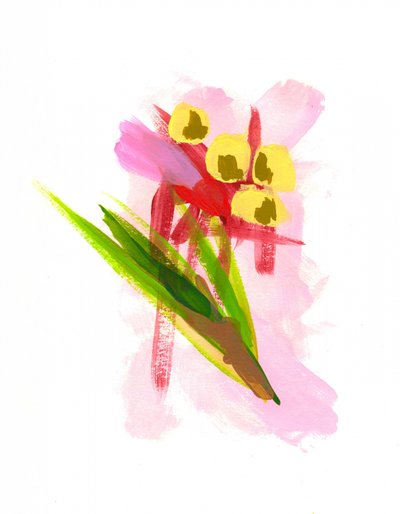Fargerike abstrakte blomster av Lori Ann Folz