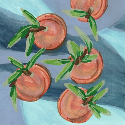 Stilleben med fersk appelsin av Lori Ann Folz