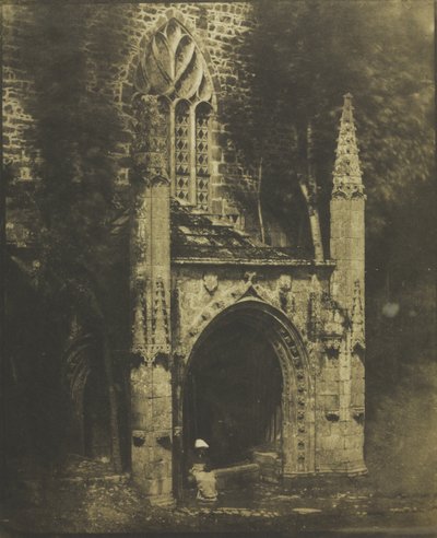 Fountain of Notre-Dame i Saint-Brieuc, Bretagne av Louis-Rémy Robert