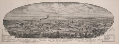 Produksjonsbyen Pullman, og bilverk som tilhører Pullman