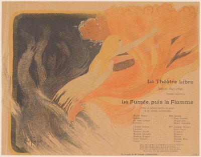 The Free Theatre: The Smoke, then the Flame, 24. oktober 1895. av Louis Abel Truchet