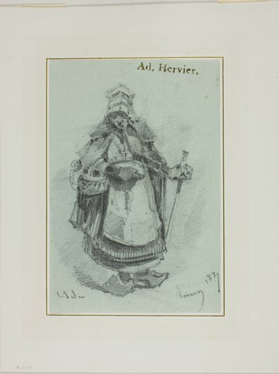 Bondekvinne av Louis Adolphe Hervier