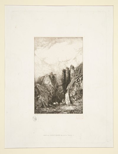 Landsby av Louis Adolphe Hervier