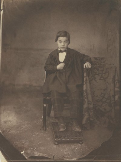 Portrett av en ung gutt, ca. 1848. av Louis Adolphe Humbert de Molard
