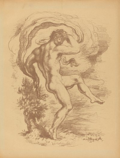 Danser naken, 1897. av Louis Anquetin