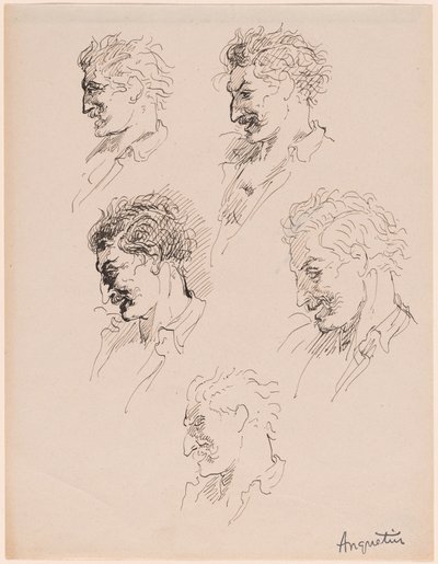 Hovedstudier av Louis Anquetin