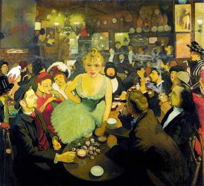 Interiøret til Bruant (Aristide av Louis Anquetin