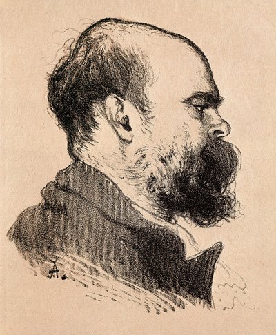 Portrett av Paul Verlaine av Louis Anquetin