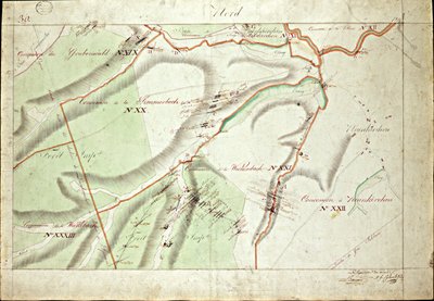 Atlas av kullmarkskonsesjoner av Saar av fru Beaunier & Calmelet, ingeniører i gruvekorpset. av Louis Antoine Beaunier