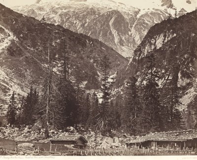 Chalet de Handeck, Hasli-dalen, kanton Bern, Sveits av Louis Auguste Bisson and Auguste Rosalie Bisson