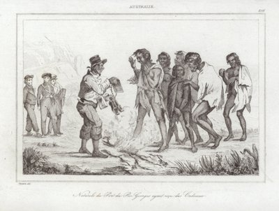 Kong Georges naturlige havn av Louis Auguste de Sainson
