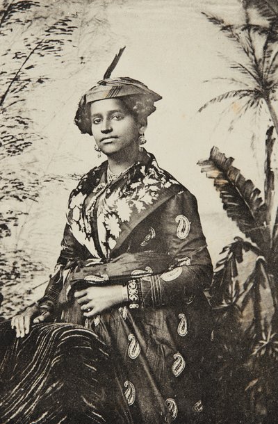 MARTINIQUE - Type og kreolsk kostyme, ca. 1920. av Louis Bauer