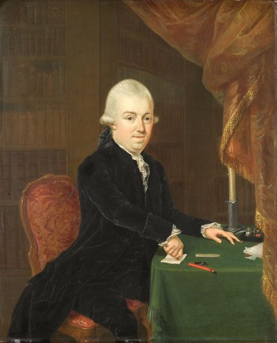 Nederlandsk: Jan Bernd Bicker (1746–1812) Portrett av en ukjent mann.[1] Alternativ(e) tittel(er): Jan Bernd Bicker (1746–1812).[3] Portrett av Jan Bernd Bicker (1746–1812), kjøpmann og bankmann i Amsterdam, i 1796 president for nasjonalforsamlingen, ektem av Louis Bernard Coclers