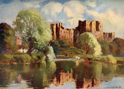Ludlow Castle, Shropshire, 1924-1926. av Louis Burleigh Bruhl