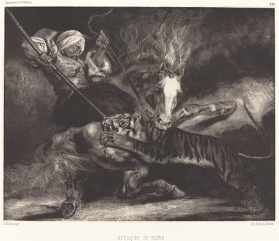 Tigerangrep av Louis Candide Boulanger
