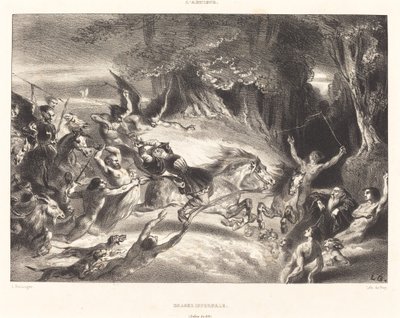 Infernalsk jakt av Louis Candide Boulanger