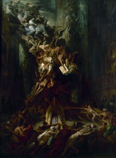 Sabbatens runde, ca. 1861. av Louis Candide Boulanger