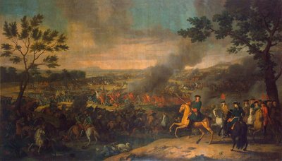 Slaget ved Poltava 27. juni 1709, 1717-1718. av Louis Caravaque