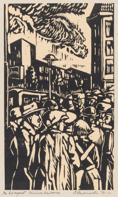 Etter ulykken (original tittel på objektet) av Louis Cardinaals (signed by artist)