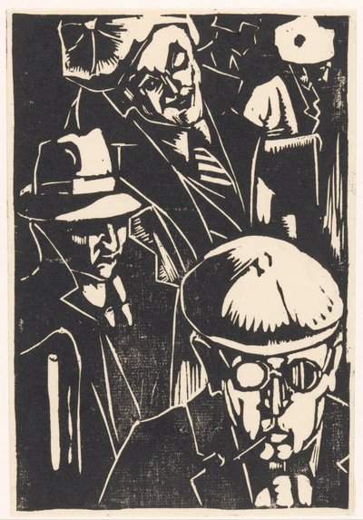 Forbipasserende (original tittel på objekt) av Louis Cardinaals (signed by artist)