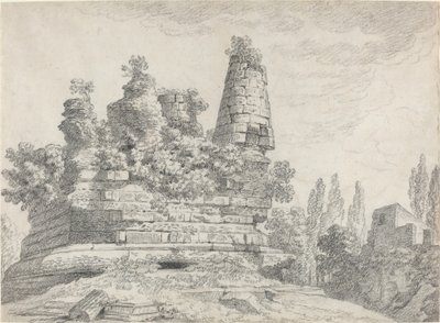 Graven til Horatii og Curatii i Albano av Louis Chaix