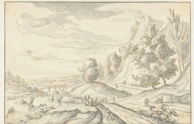 Fjelllandskap av Louis Chalon