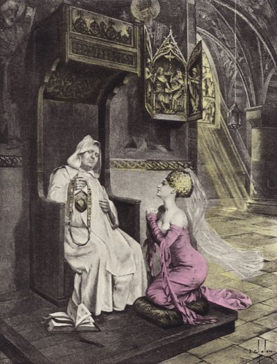 The Lady and the Friar, tredje dag, tredje historie av Louis Chalon