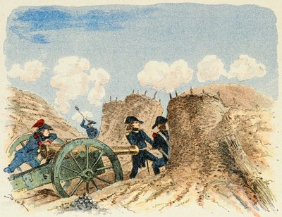 Illustrasjon hentet fra boken "Les heros du Siecle", anekdotiske resiter av Dick de Lonlay og illustrert av Louis Bombled (1862-1927) av Louis Charles Bombled