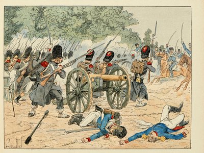 Illustrasjon hentet fra boken "The Heros of the Siecle", anekdotiske resiter av Dick de Lonlay og illustrert av Louis Bombled (1862-1927) av Louis Charles Bombled