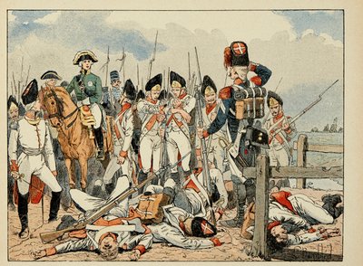 Illustrasjon hentet fra boken "The Heros of the Siecle", anekdotiske resiter av Dick de Lonlay og illustrert av Louis Bombled (1862-1927) av Louis Charles Bombled